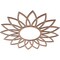 Ekena Millwork Daisy Wood Fretwork Pierced Ceiling Medallion, Wood (Paint Grade), 24"OD x 8 3/8"ID x 3/8"T CMWP24X24X0375DAMF - alternate 5